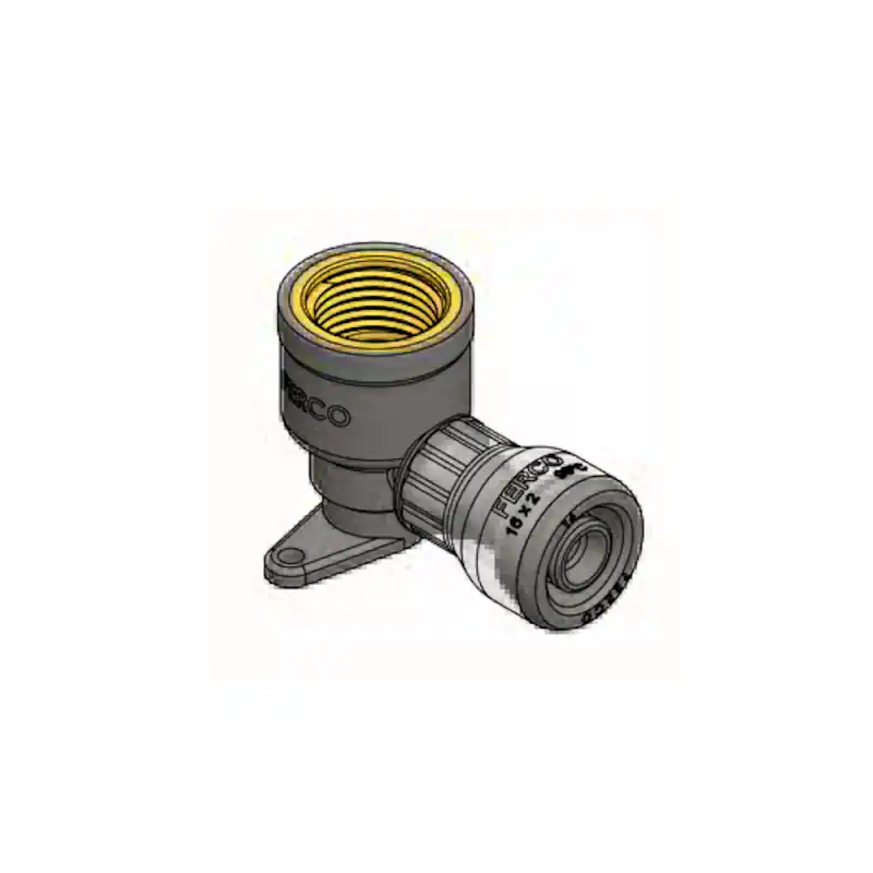Mejor Precio Codo Base Hembra Push Fit FERCO 20 - ½"