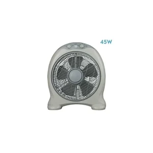 Ventilador Sobremesa URGEL 45W Gris 3VEL. 5Aspas Alta Calidad