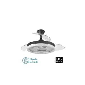 Ventilador de Techo DC TURIA 72W 6120LM Negro/Blanco 3 Stock Limitado