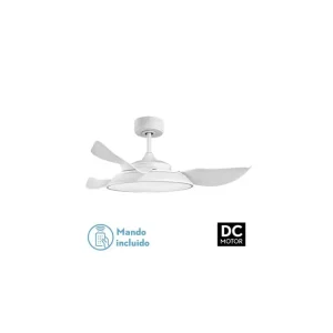 Ventilador de Techo DC SIERRA 40W Blanco 3 Aspas 107D Precio Bajo