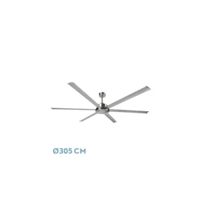 Bestseller Ventilador de Techo DC SANSON NIQUEL/PLAT SIN LUZ 6ASP