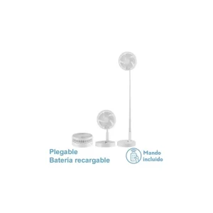 Ventilador de Techo DC PORTATIL GALAN Blanco 10W 3VEL Popular