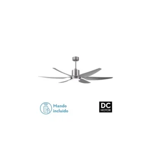 Ventilador de Techo DC OTTO 24W 2950LM NIQUEL 6 Aspas Gran Oferta
