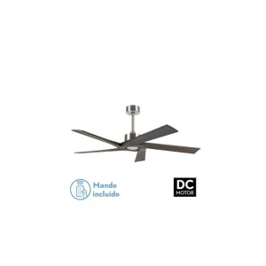A Buen Precio Ventilador de Techo DC NADIR NIQUEL/RUSTICO SIN LUZ 5