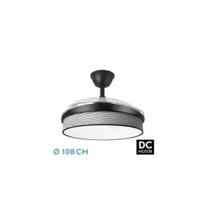 Ventilador de Techo DC MODA 72W Negro/SURCO Gris 108D Compra Ahora