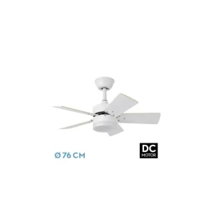 Ventilador de Techo DC MARTA 36W Blanco 5 Aspas Reversible Popular