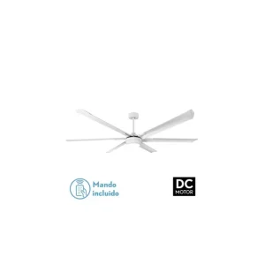 Ventilador de Techo DC MAREA 30W Blanco 6 Aspas ALUMINIO Precio Rebajado