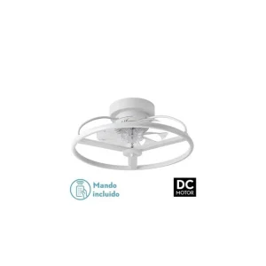 Certificado Ventilador de Techo 60W DC BORA Blanco 8 Aspas TRANSP.