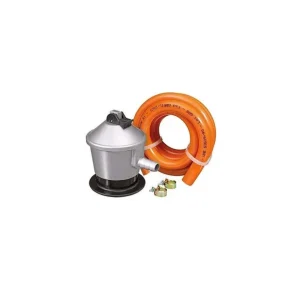 regulador de butano + 1mt manguera normativa + 2 abrazaderas gadga83200-100109-12 KIT GADGA83200-100109-12 Compra Hoy