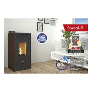 Promoción Exclusiva ESTUFA PELLET 9kW (SIN CÁMARAS) BOREAL