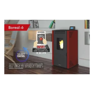 ESTUFA PELLET 6kW MARFIL BOREAL Ordena Ya