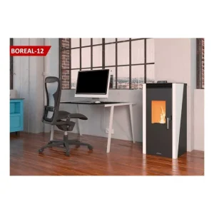 ESTUFA PELLET 12kW GRIS BOREAL Devolución Gratuita