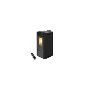 Entrega Rápida Estufa de Pellet BRONPI Tina 7Kw Negro