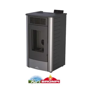 Devolución Gratuita Estufa de Pellet BRONPI Nina 9 Kw Rincón Negra