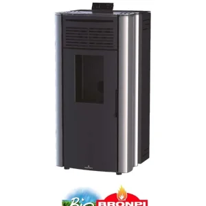 Comprar En Línea Estufa de Pellet BRONPI Coral- NC 15 Kw Plata