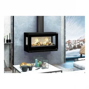 A Buen Precio ESTUFA CAIRO 90 3C BOX TRES CRISTALES VISION