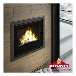 Caldera de Calefacción de Leña Insertable BRONPI-Hydro 80EV Favorito De Clientes
