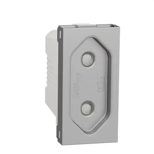 BASE 2P 10A 1 MODULO ALUMINIO Última Versión