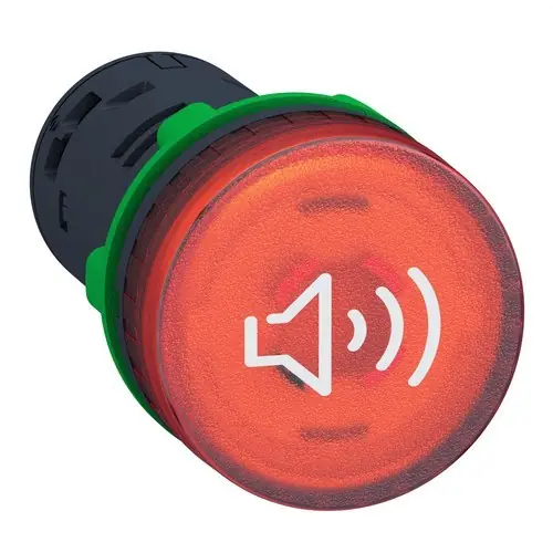 ZUMBADOR LUMINOSO ROJO CONTINUO O INTERMITENTE 24V AC/DC Ordenar Ahora Mismo