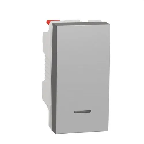 A Buen Precio PULSADOR 1 MODULO LED LOCALIZACIÓN ALUMINIO