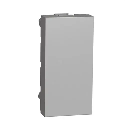 TAPA CIEGA 1 MODULO ALUMINIO Popular
