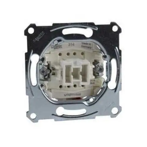 INTERRUPTOR 10A DE LA GAMA ELEGANCE CON FUNCIÓN 1P 1 VÍA METAL PLÁSTICO Alta Calidad