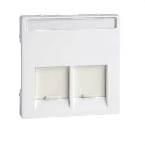 Venta Final TAPA RJ45 DOBLE ELEGANCE BLANCO ACTIVO
