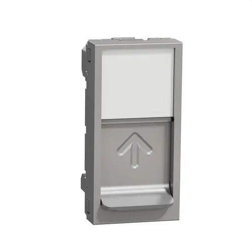 CARATULA RJ45 1 MODULO KEYSTONE ALUMINIO Compra Hoy