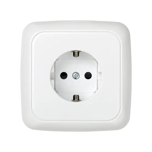 BASE ENCHUFE SIMON 31 SCHUKO MONOBLOC BLANCO NIEVE Mejor Precio