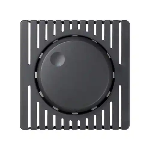 Última Versión TAPA Y BOTÓN SIMON 82 PARA DIMMER GRAFITO