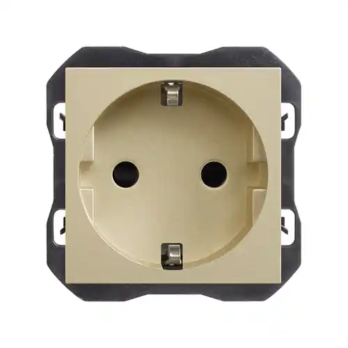 BASE DE ENCHUFE SCHUKO EMBORNAMIENTO TORNILLO CAVA Certificado
