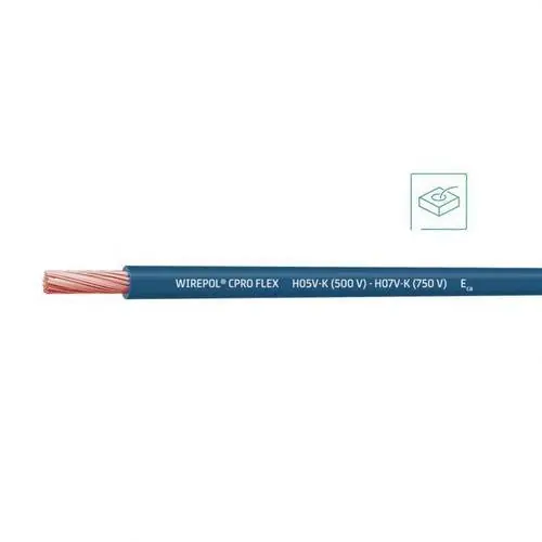 Rebajas CABLE WIREPOL CPRO FLEX H05V-K(500V)-H07V-K(750V)1x4 AZ(SE SUMINISTRA CJ.100m)