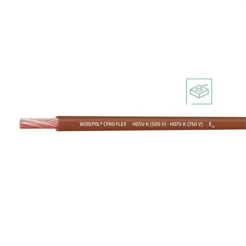 Precio De Oferta CABLE WIREPOL CPRO FLEX H05V-K(500V)-H07V-K(750V)1x1,5 MR(SE SUMINISTRA CJ.200m)