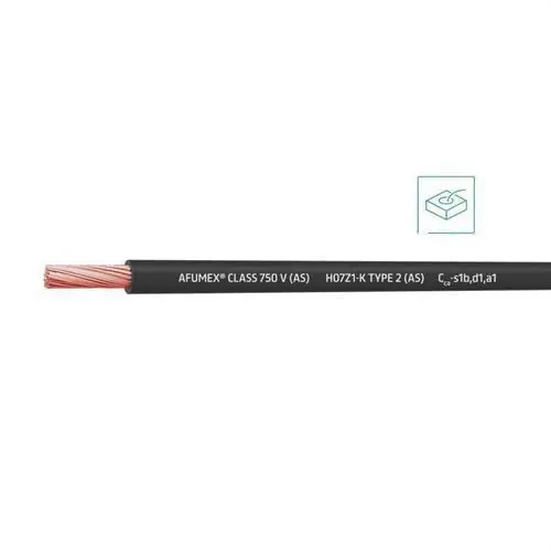 CABLE AFUMEX CLASS 750V(AS)H07Z1-K TYPE 2(AS)1x2,5 NG(SE SUMINISTRA CJ.200m) Económico