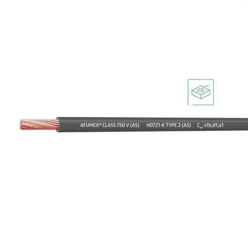 CABLE AFUMEX CLASS 750V(AS)H07Z1-K TYPE 2(AS)1x10 GR(SE SUMINISTRA CJ.100m) Envío Inmediato