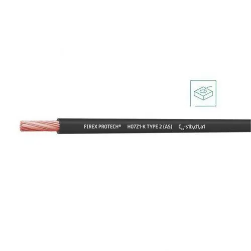 Venta Final CABLE FIREX PROTECH 750V(AS)H07Z1-K TYPE 2(AS)1x1,5 NG(SE SUMINISTRA CJ.100m)