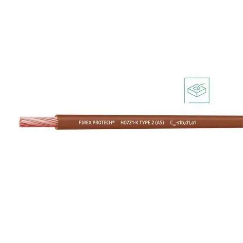 CABLE FIREX PROTECH 750V(AS)H07Z1-K TYPE 2(AS)1x1,5 MR(SE SUMINISTRA CJ.100m) Precio De Fábrica