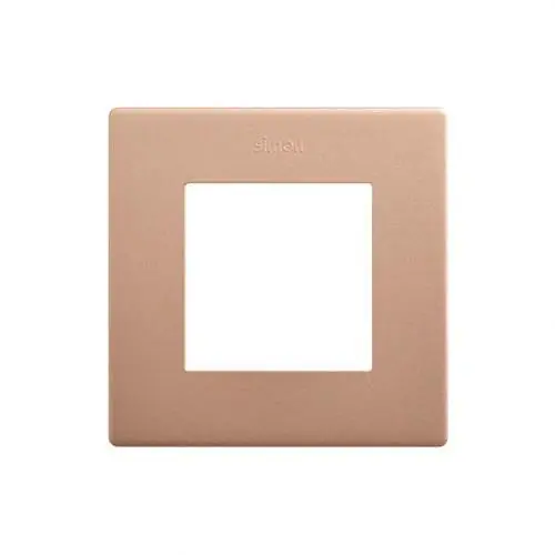 Alta Calidad MARCO SIMON 270 CON 1 ELEMENTO PARA MECANISMOS IP44 COBRE
