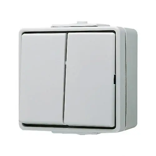 Envío Exprés INTERRUPTOR DOBLE ESTANCO 10A 250V WG600