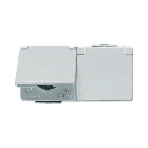 BASE ENCHUFE DOBLE ESTANCA CON TOMA TIERRA Precio Bajo