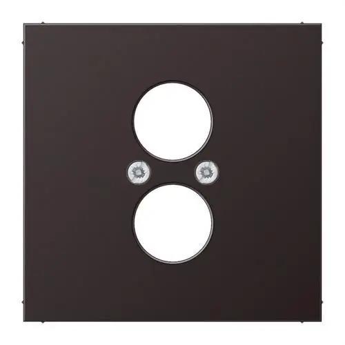 Últimas Unidades PLACA PARA 2 TOMAS ALTAVOZ ALUMINIO
