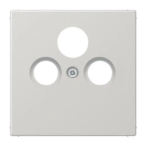Devolución Gratuita PLACA PARA ENCHUFE PARABÓLICA GRIS CLARO