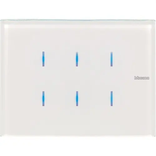 COMANDO CRISTAL 3 MÓDULOS EN COLOR BLANCO Certificado