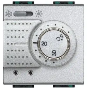 TERMOSTATO FRIO / CALOR + SELECTOR 230V CORRIENTE ALTERNA CON 2 MÓDULOS No Te Lo Pierdas