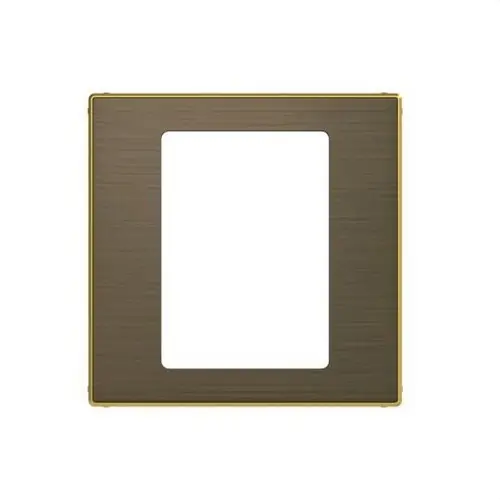 A Buen Precio TAPA TOMA ALTAVOZ POR BORNA DE LA SERIE SKY COLOR ORO ENVEJECIDO