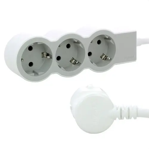 Última Versión BASE MÚLTIPLE STANDARD 3x2P+T 5m BLANCO