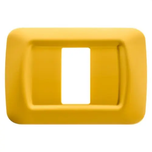 A Buen Precio PLACA TOP 1 MÓDULO EN TECNOPOLÍMERO ACABADO BRILLANTE DE AMARILLO MAÍZ