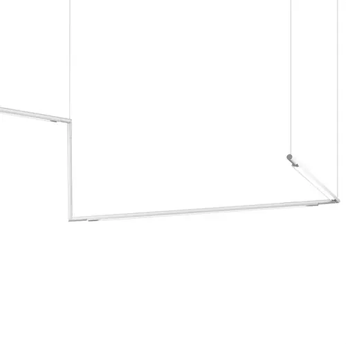 Última Oportunidad LUMINARIA SUSPENDIDA SLIM SYSTEM 48V ON BOARD DIMMER 2700K SIM.OPAL 1,5m BL