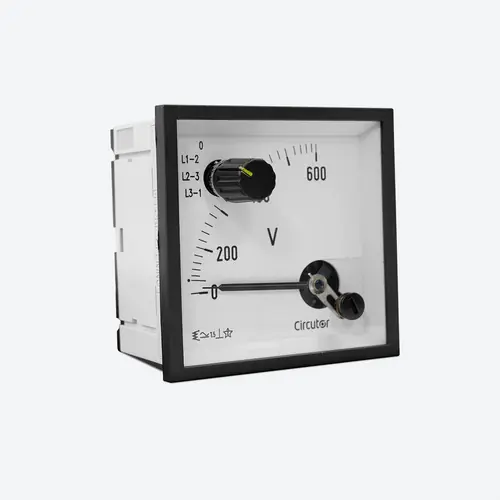 VOLTÍMETRO CON CONMUTADOR EC 72 FIII 500V PARA MEDIDA EN CORRIENTE ALTERNA Imprescindible (Must-Have)