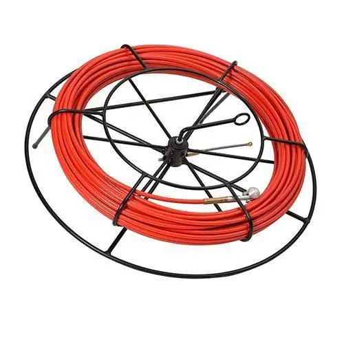 Alta Calidad PASACABLES ACERO NYLON 10mm 60m H720 ROJO